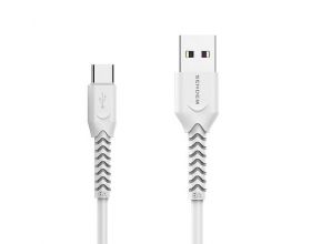 Кабель USB - USB Type-C SENDEM T8 6A (белый) 1м