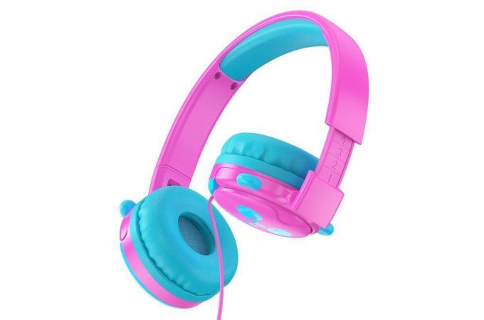 Наушники мониторные проводные HOCO W31 Childrens headphones (розовый, панда)