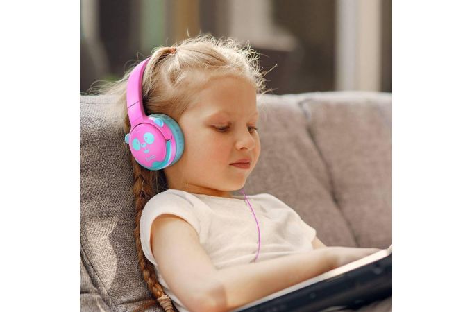 Наушники мониторные проводные HOCO W31 Childrens headphones (розовый, панда)