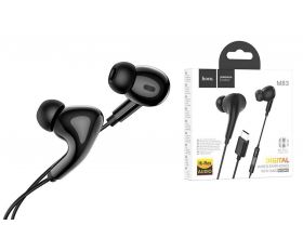 Наушники вакуумные проводные HOCO M83 штекер Type-C (черный)