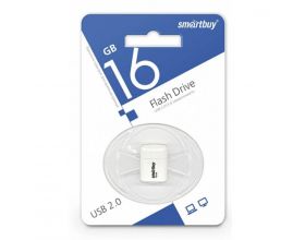 Флешка USB 2.0 Smartbuy 16GB LARA White (SB16GBLARA-W)