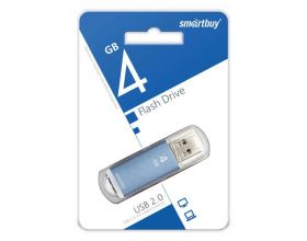 Флешка USB 2.0 Smartbuy 4GB V-Cut Blue (SB4GBVC-B)
