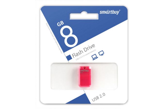 Флешка USB 2.0 SmartBuy 8GB ART Pink (SB8GBAP)
