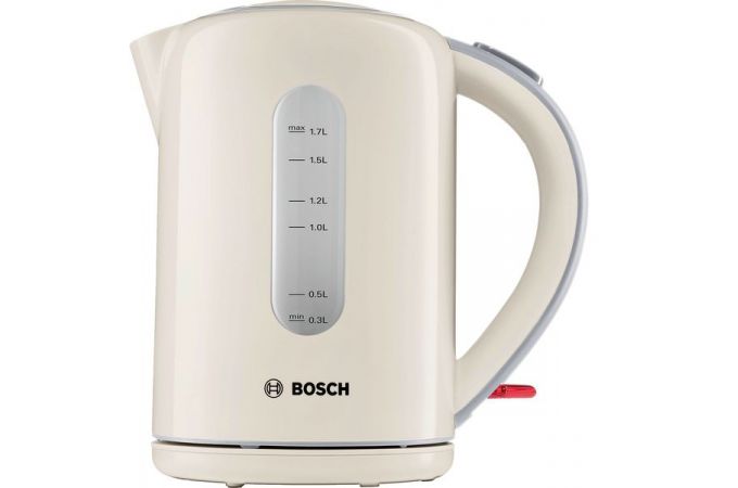 Чайник BOSCH TWK 7607 2200 Вт, 1,7 литра,кремовый