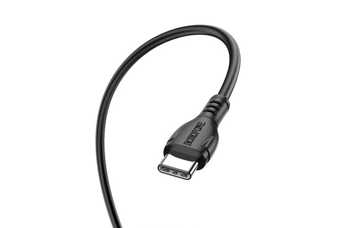 Кабель USB Type-C - USB Type-C BOROFONE BX51, PD60W (черный) 1м