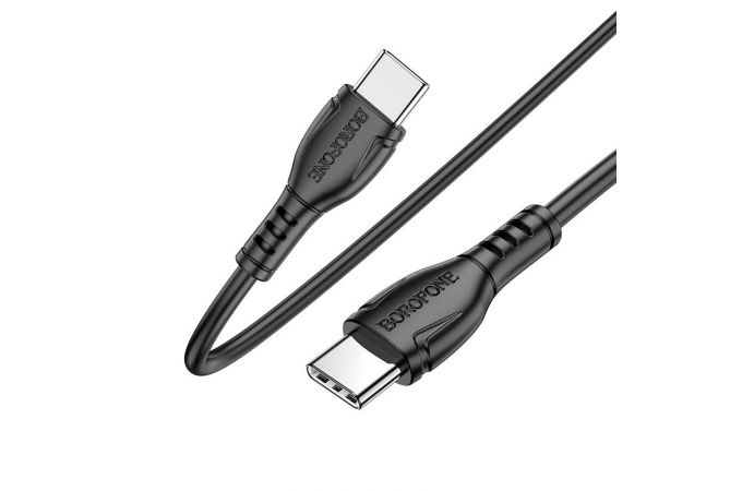 Кабель USB Type-C - USB Type-C BOROFONE BX51, PD60W (черный) 1м