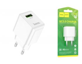 Сетевое зарядное устройство USB HOCO C98A QC3.0 (белый)