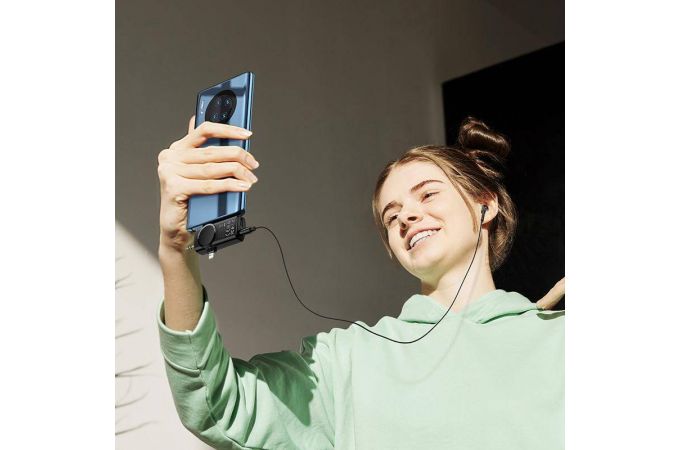 Микрофон беспроводной петличка HOCO S31 Stream 3 в1 универсальный Lightning + Type-C + AUX