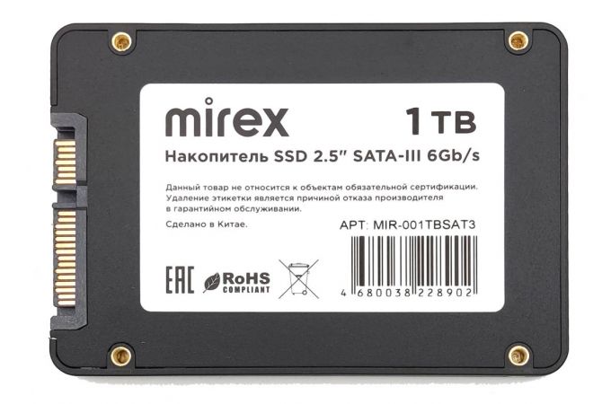 Накопитель SSD 2.5" Mirex 1TB SATA-III