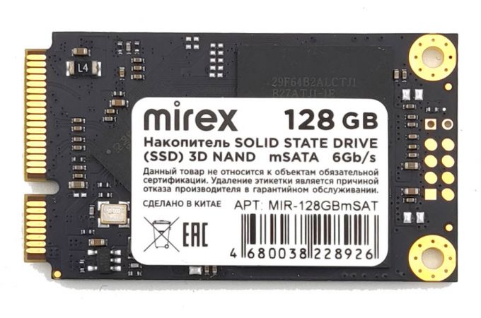 Накопитель SSD mSATA Mirex 128GB SATA