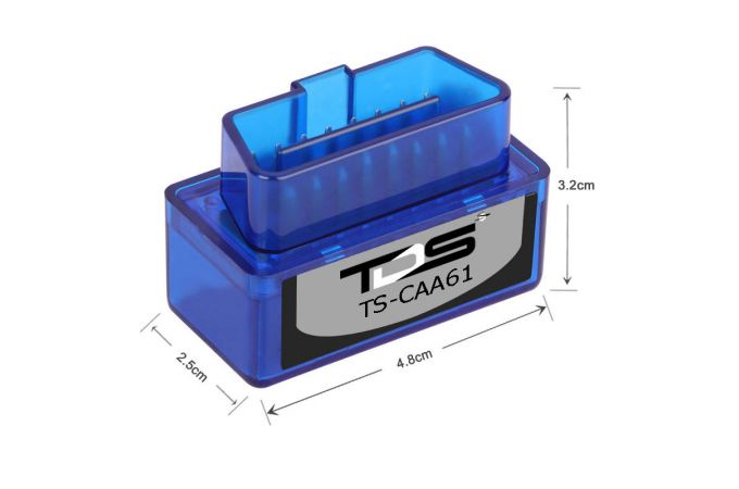 Автосканер OBD TDS TS-CAA61 (OBD2, V1.5, Bluetooth 5.1)