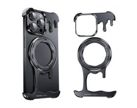 Чехол для телефона LIQUID Metal Phone 15 Pro Max (Черный)