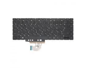 Клавиатура для ноутбука HP ProBook 440 G6, 445 G6, 440 G7, 445 G7 чёрная, без рамки