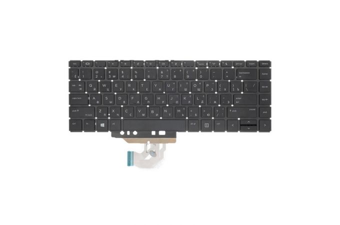 Клавиатура для ноутбука HP ProBook 440 G6, 445 G6, 440 G7, 445 G7 чёрная, без рамки