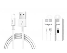 Кабель USB - Lightning HOCO X23, 2,4A (белый) 1м