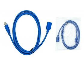 Кабель USB 3.0 удлинитель Type-A (папа - мама) 1,5 м синий (NN-U3MFB015)