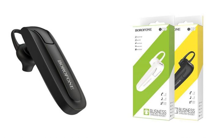 Bluetooth гарнитура BOROFONE BC21 (черный)