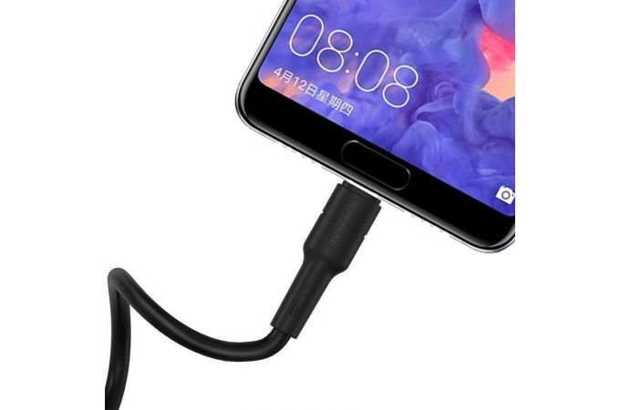 Кабель USB - USB Type-C BOROFONE BX30, 3A (черный) 1м (силиконовый)