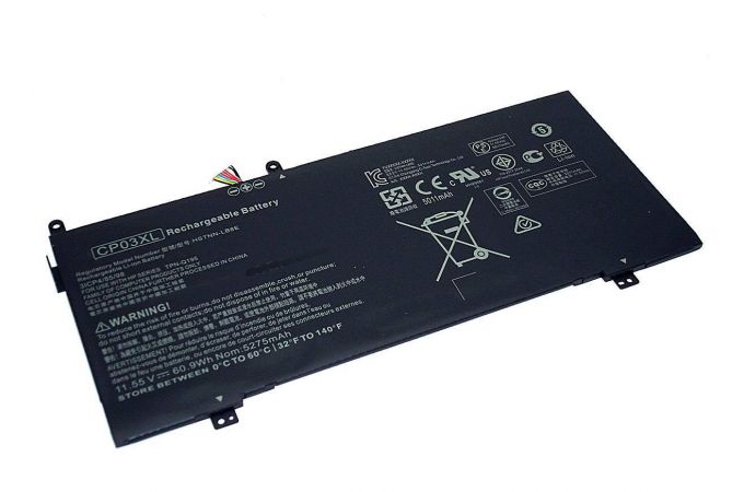 Аккумуляторная батарея CP03XL для ноутбука HP Spectre x360 13 11.55V 5275mAh