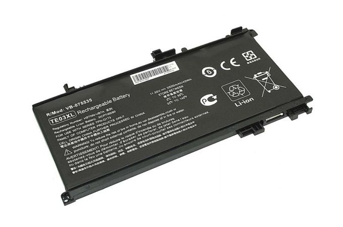 Аккумуляторная батарея TE03XL для ноутбука HP 15-ax0000 11,55V 3500mAh черная