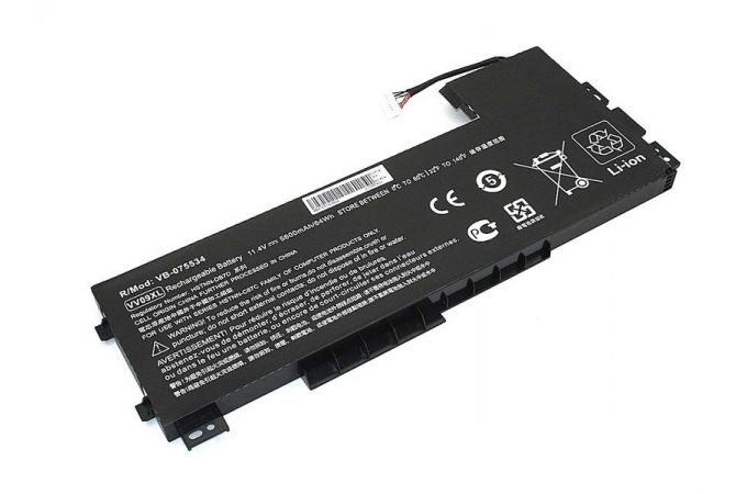 Аккумуляторная батарея VV09XL для ноутбука HP ZBook 15 G3 11,4V 5600mAh черная