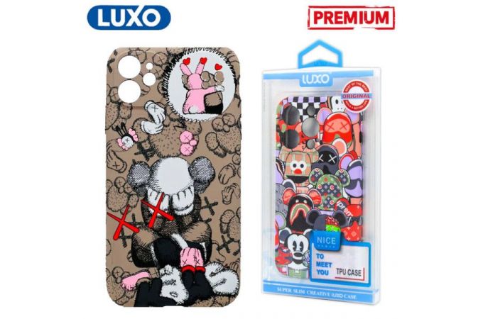 Чехол для телефона LUXO iPhone 12 PRO MAX ( Рисунок J158 KAWS )