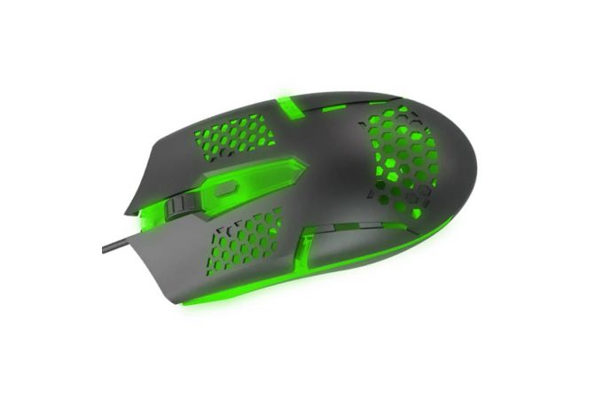 Мышь проводная Perfeo "SELL", 6 кн, USB, GAME DESIGN, 7 цв. LED подсветка, кабель 1,8м, 500-1500 DPI