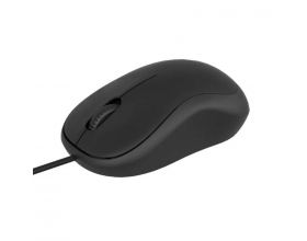 Мышь проводная Perfeo "YUPPI", бесшумная, 3 кн, кабель 1,8м, DPI 1000, USB, чёрн.