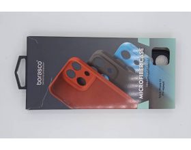 Чехол BoraSCO Soft Touch iPhone 15 Pro черный (72429) (УЦЕНКА! МЯТАЯ УПАКОВКА)