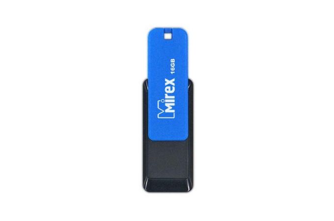 Флешка USB 2.0 Mirex CITY BLUE 16GB (ecopack)