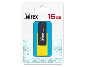 Флешка USB 2.0 Mirex CITY YELLOW 16GB (ecopack)