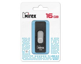 Флешка USB 2.0 Mirex HARBOR BLACK 16GB (ecopack)