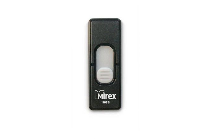 Флешка USB 2.0 Mirex HARBOR BLACK 16GB (ecopack)