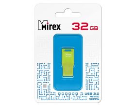 Флешка USB 2.0 Mirex MARIO GREEN 32GB (ecopack)