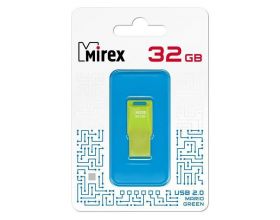 Флешка USB 2.0 Mirex MARIO GREEN 32GB (ecopack)