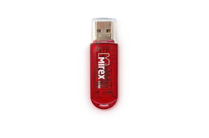 Флешка USB 2.0 Mirex ELF RED 32GB (ecopack)