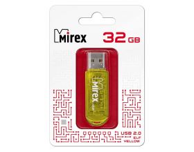 Флешка USB 2.0 Mirex ELF YELLOW 32GB (ecopack)