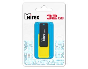 Флешка USB 2.0 Mirex CITY YELLOW 32GB (ecopack)