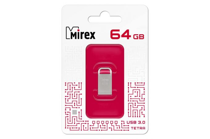 Флешка USB 3.0 Mirex TETRA 64GB (ecopack)