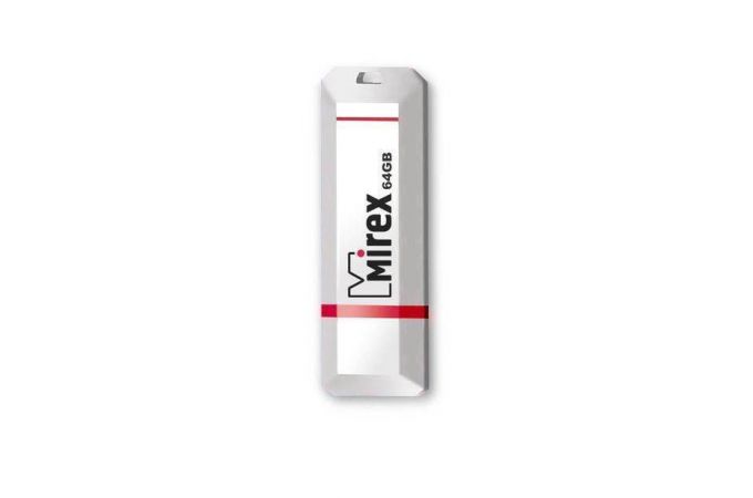 Флешка USB 2.0 Mirex KNIGHT WHITE 64GB (ecopack)