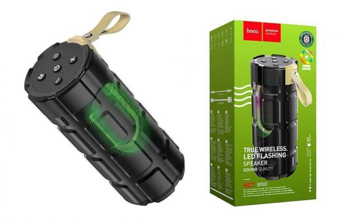 Портативная беспроводная колонка HOCO HC7 Pleasant sports BT speaker (черный)