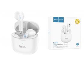 Наушники вакуумные беспроводные HOCO ES56 Scout TWS wiereless headset Bluetooth (белый)