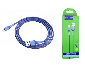 Кабель USB - Lightning HOCO X65, 2,4A (синий) 1м