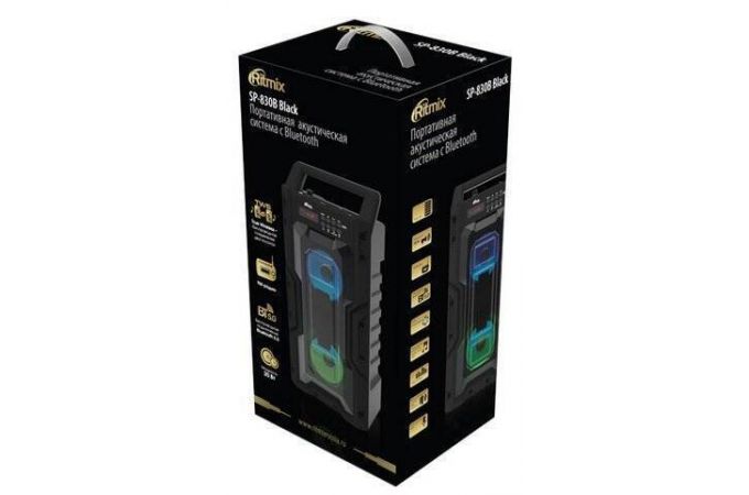 Портативная беспроводная колонка Ritmix SP-830B black
