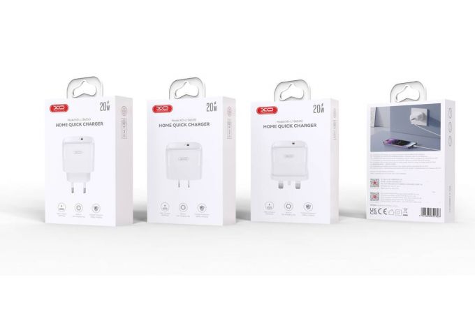 Сетевое зарядное устройство USB-C XO L136 PD20W Fast Charging White