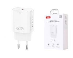 Сетевое зарядное устройство USB-C XO L131 PD30W Fast Charging White