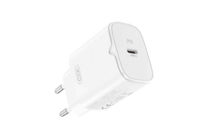 Сетевое зарядное устройство USB-C XO L131 PD30W Fast Charging White