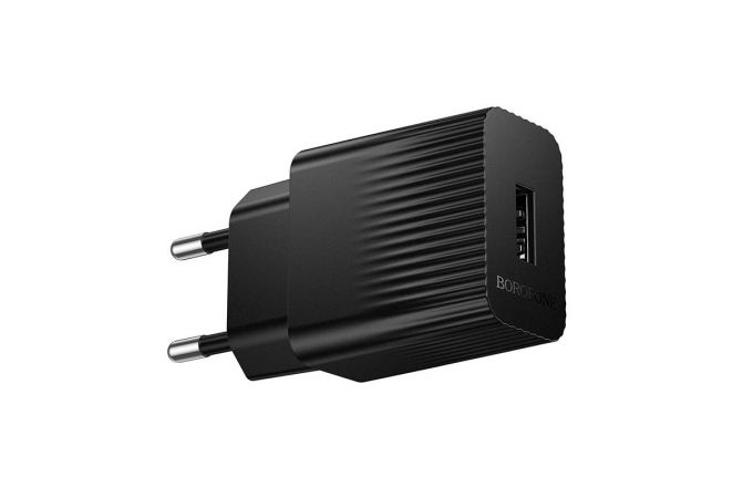 Сетевое зарядное устройство USB BOROFONE BAS71A Source  (EU) черные