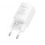 Сетевое зарядное устройство USB-C BOROFONE BA101A Pudding (белый)
