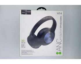 Наушники мониторные беспроводные HOCO W54 Young ANC BT (черный) с шумоподавлением (УЦЕНКА! МЯТАЯ УПАКОВКА) (УЦЕНКА! МЯТАЯ УПАКОВКА)